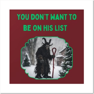 Krampus has a List Posters and Art